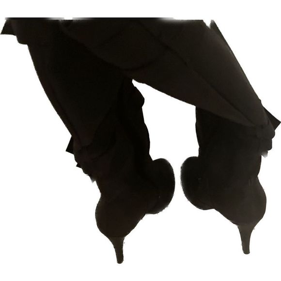 Knee High Buckle High Heel Boots - Picture 5 of 6